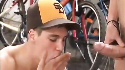 Spunky Biker Outdoor Fun