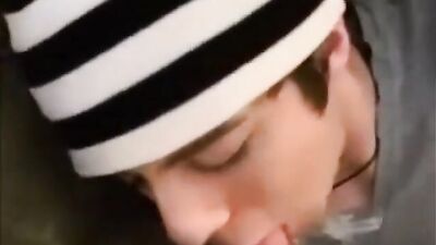 Sucked cum in a sextape