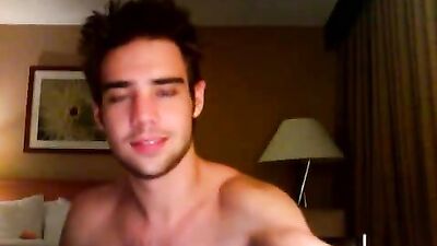 Sexy latino boy cumshot