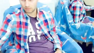 Romanian guy playing with his soft cock