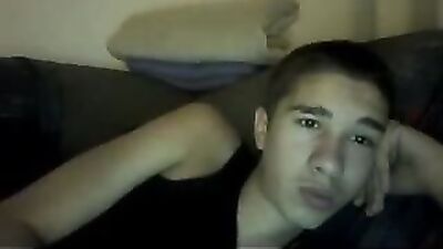 Serbian Cutie Cums On Cam, Nice Hairy Ass & Cock