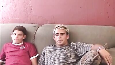 Hot gays fuck on couch twink porn