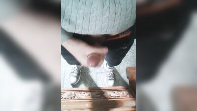 Skinny asian mirror jizz