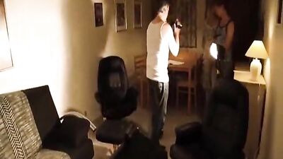 BDSM cute blond boy hold as slave