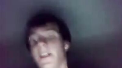 18yo hot smooth boy wanks on bed