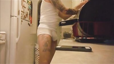 Getting dirty in the kitchen