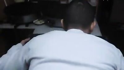 Almost caught fucking at work