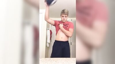 Cute Guy with huge cook