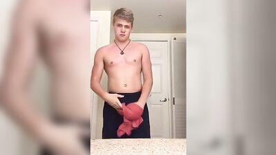 Cute Guy with huge cook