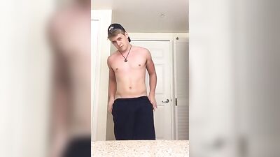Cute Guy with huge cook
