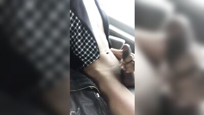 Kein geld bei,18 yo black boy wixt im taxi,