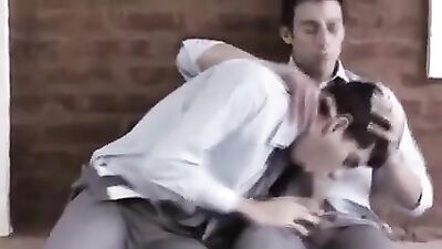 Sucking the boss for the first time