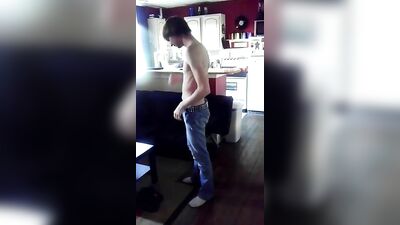 Kyle Jerking Off... With a Surprise