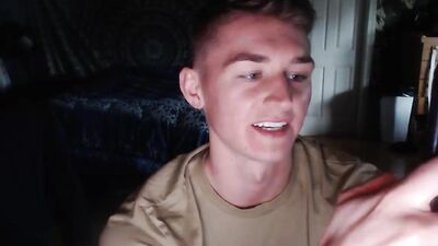 Caden Playing with his cock - more @ Gayboy.ca