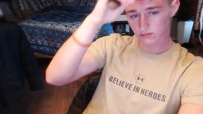 Caden Playing with his cock - more @ Gayboy.ca