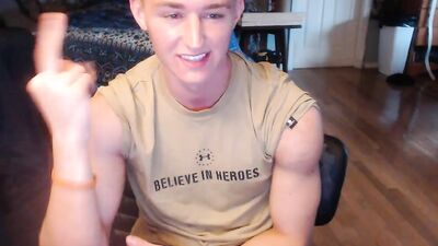 Caden Playing with his cock - more @ Gayboy.ca