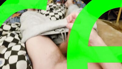 A Close-up Boys Porn Jerk, Pre-cum and Cum