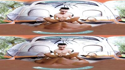 Gay VR PORN - Camping with Zander