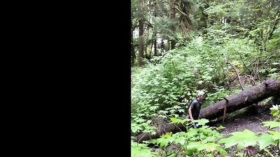 Older step-brother and younger step-brother hook up while hiking