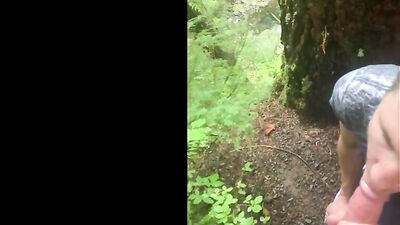 Older step-brother and younger step-brother hook up while hiking