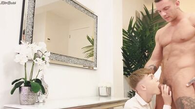 Beautiful Twink Kai has his Smooth Ass Creampied by Hunky Boyfriend Zilv