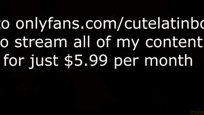 Fucking the sexy grindr twink bareback until I creampie him - Camilo Brown