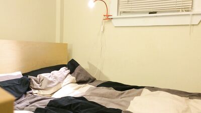 Twink slowly masturbates and cums over his hard chest