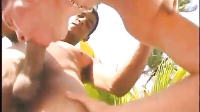 Playing with an island boy
