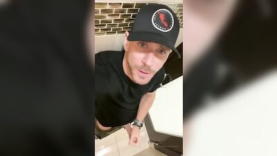 Dad busts one out in the Bathroom Boys Porn