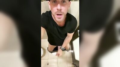 Dad busts one out in the Bathroom Boys Porn