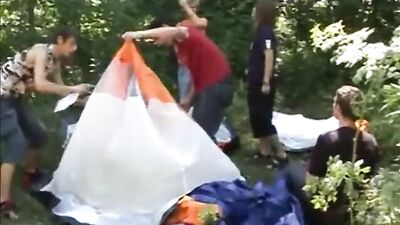 Young Campers Threesome Boys Gay Porn