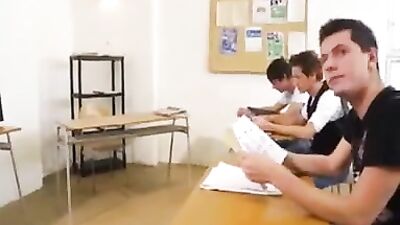Biology class gay porn tube
