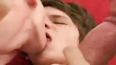 Bareback Group Sex: Double Load Action, But Not This Time!