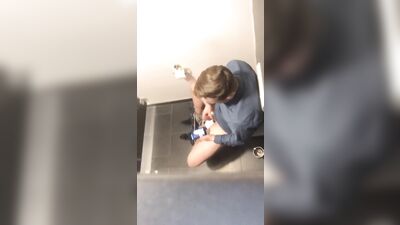 Teen Bathroom Stall Cum Fun: Big Cocks Fetish Porn