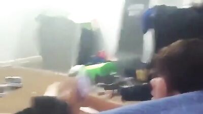 Gay Porn Caught Straight Boy Voyeur Fun!