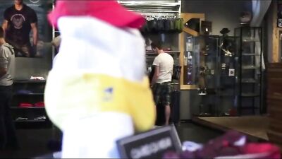 Bareback Cum Shots Oral Delights in the Changing Room!