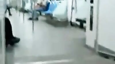 Gay Nudity on Public Transportation - Cumming On The Subway