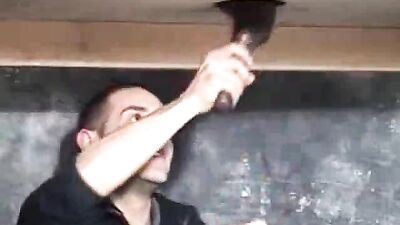 Glory Hole Gangbang - Interracial Men Pounding on Bunk Bed for Common Folks!