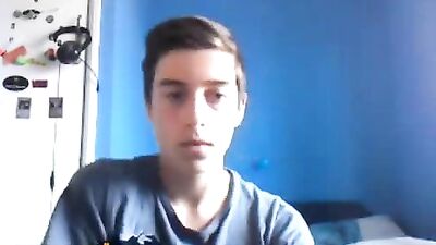 Young Blue Room Boy: Ultimate Gay Cum Shot Explosion