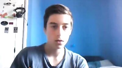 Young Blue Room Boy: Ultimate Gay Cum Shot Explosion