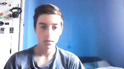 Young Blue Room Boy: Ultimate Gay Cum Shot Explosion