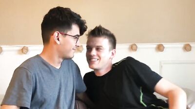 Cum Together - Gay Bareback Boys Porn!