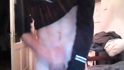 Gay Teen Web-Cam Porn Masturbation: Horny Amateur Solo