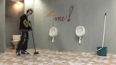 Bareback Action - Teen Kinky Restroom Adventure Gay Sex!