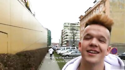 Street Picked-Up Gay Tube Bareback Action Ass Pick-Up!