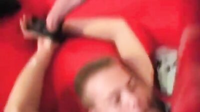 Bound Twink Surrendering To Leather Daddys Rough Sex