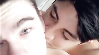 Gay Teen Lovers Kiss - Explosive Romance