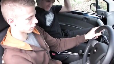 Chav Fucks Hoodie on Car Bonnet