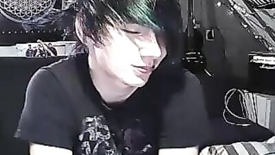 Boy emo very effeminate and smooth masturbates on the web