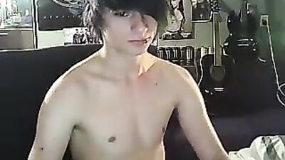 Boy emo very effeminate and smooth masturbates on the web